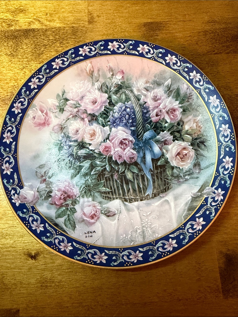 W.S. George Lena Liu Bouquets Roses 1992 Limited Edition Fine China